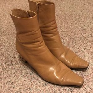 Stuart Weitzman Camel Leather Boots